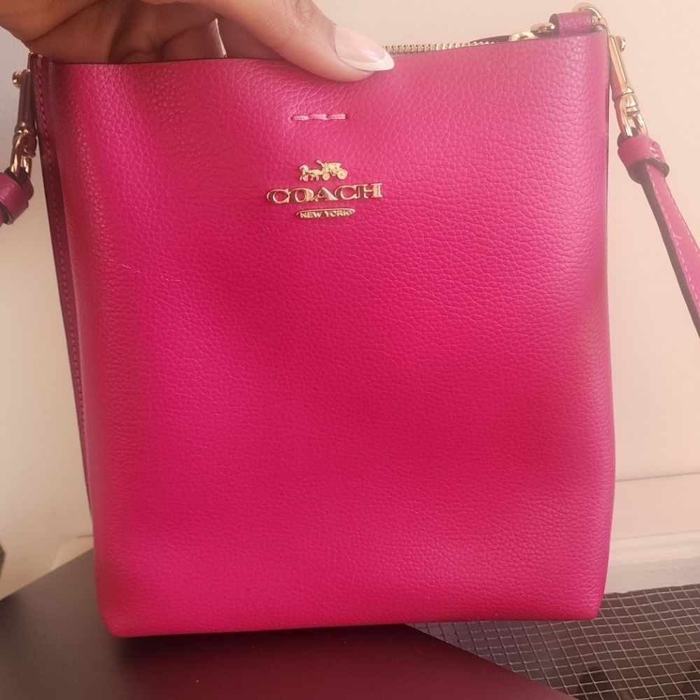 Authentic Coach Pink Crossbody Bag
